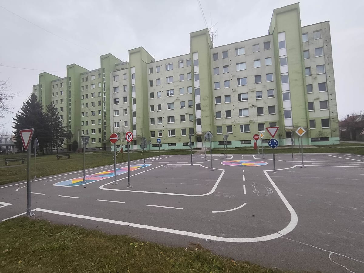 Detské ihrisko mini autoškola