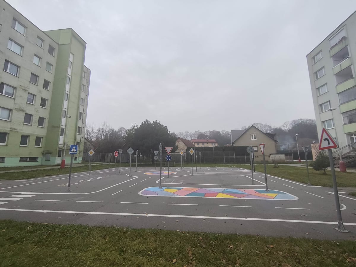 Detské ihrisko mini autoškola