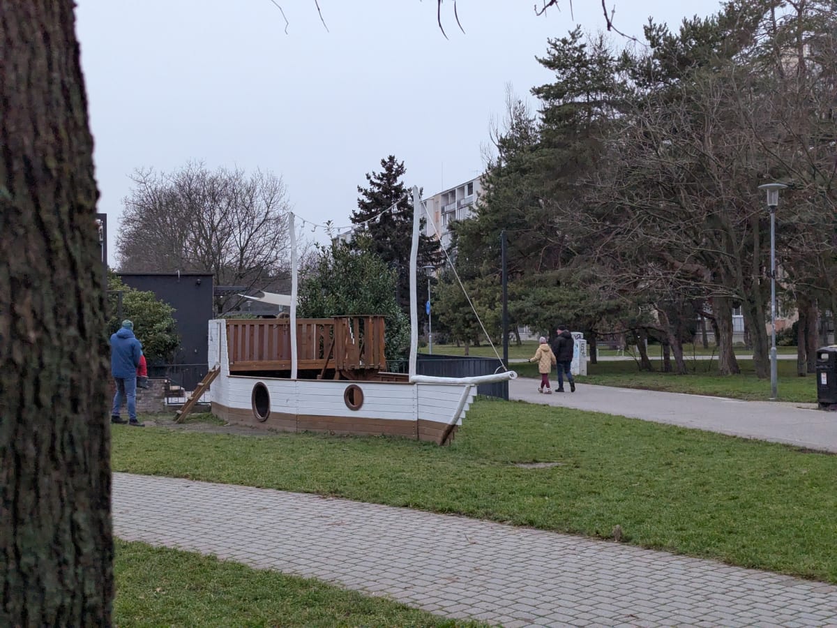 Detské ihrisko - pirátska loď