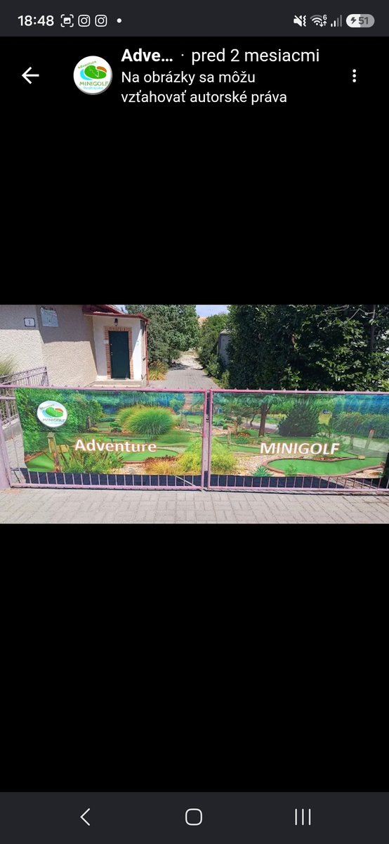 Minigolf Podhajská